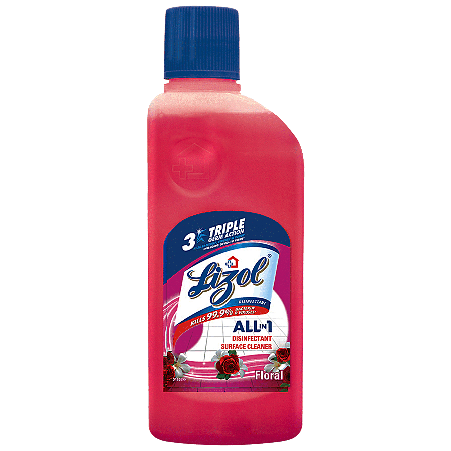 LIZOL ALL IN 1 DISINFECTANT SURFACE CLEANER FLORAL 200ml