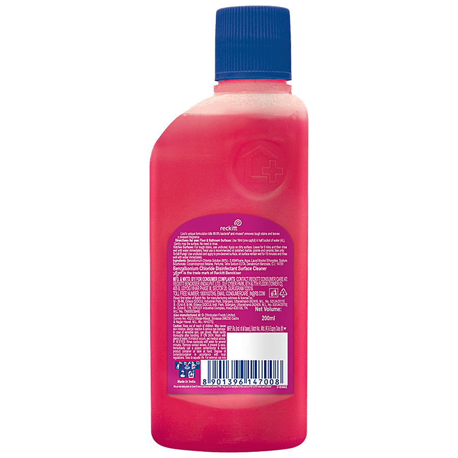 LIZOL ALL IN 1 DISINFECTANT SURFACE CLEANER FLORAL 200ml