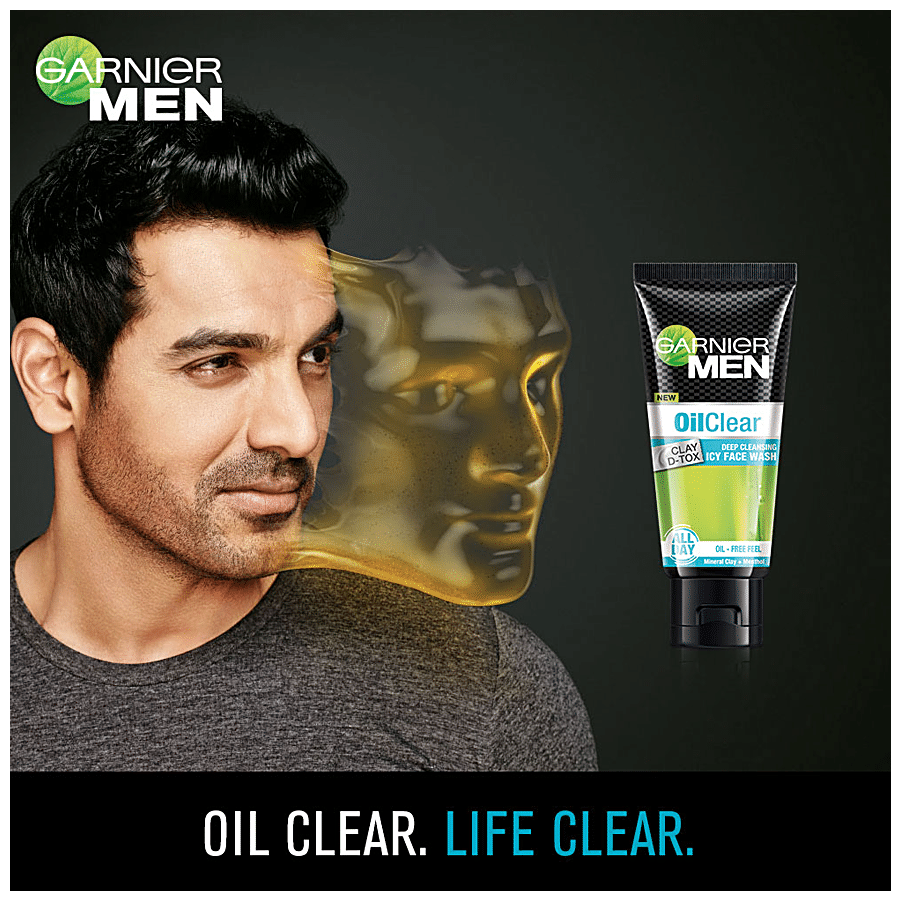 GARNIER MEN OIL CLEAR