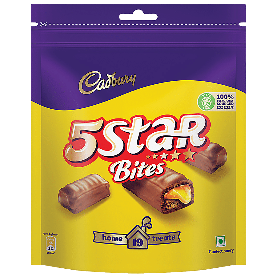 Cadbury 5 Star Chocolate Home Pack (20 Units), 200 gm