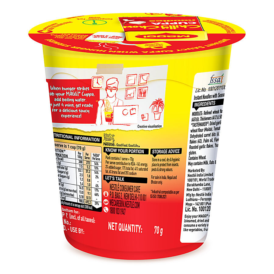 MAGGI CHILLY CHOW CUPPA NOODLES