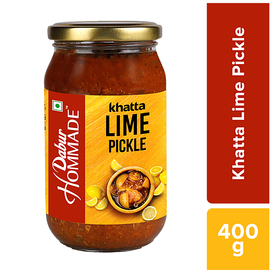 Dabur Hommade Lime Pickle, 400 gm