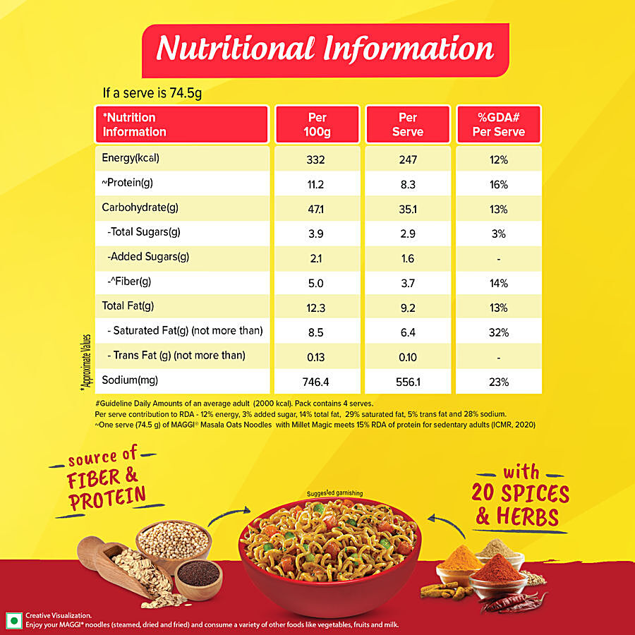 MAGGI OATS MILLET NOODELS
