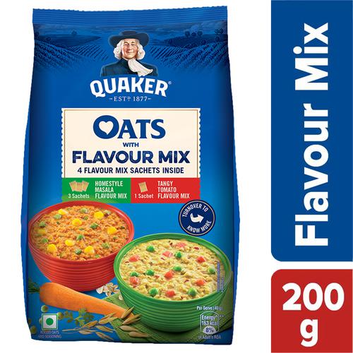 Quaker Oats Assorted Flavors, 200gm