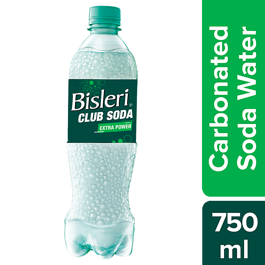Bisleri Club Soda - Extra Power, 750 ml Bottle