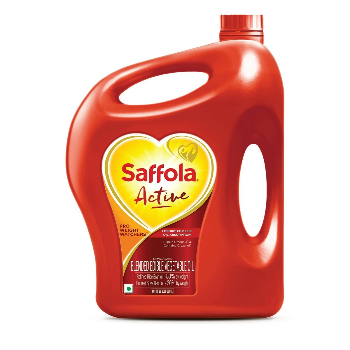 Saffola Active Vegetable Oil Jar 5Ltr