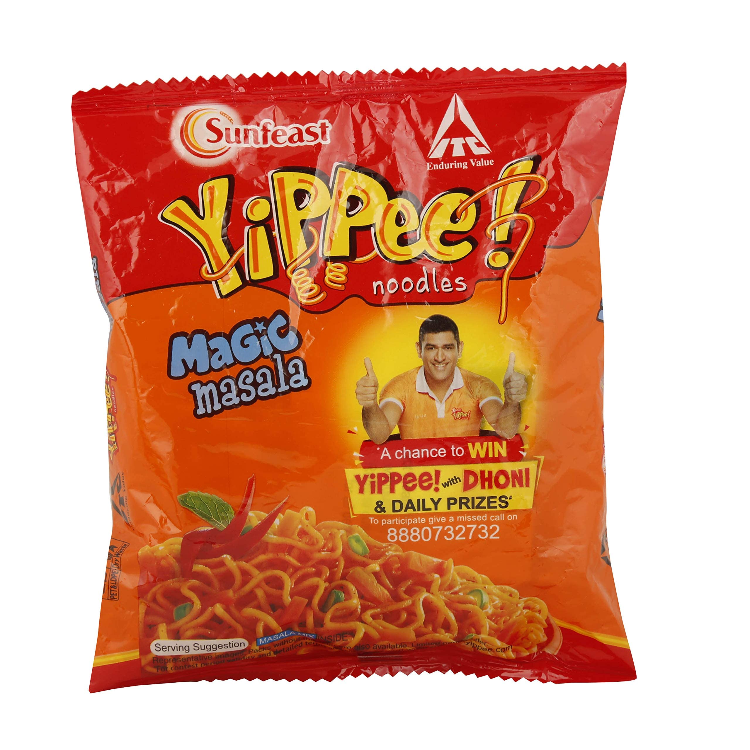 Yippee Noodles, Magic Masala, Vegetarian 70 Grams