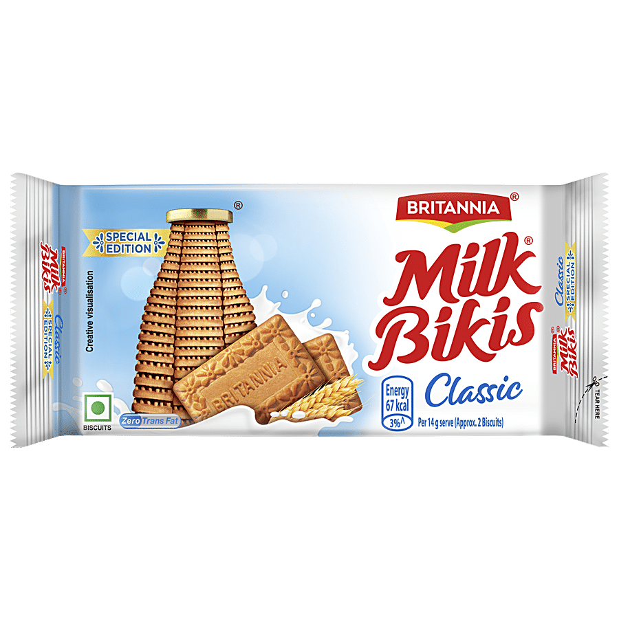 Britannia Milk Bikis Classic Biscuits - 115 G